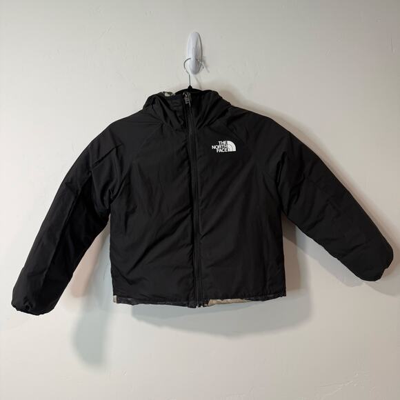 The North Face Boys Reversible Down Puffer Jacket Black Small - Picture 1 of 10